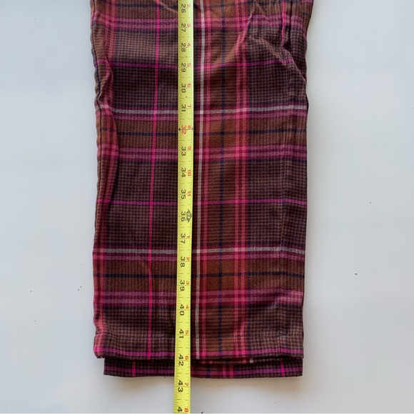 Tommy Hilfiger Original long sleeve flannel plaid pajama set in red Size XL - Picture 10 of 14